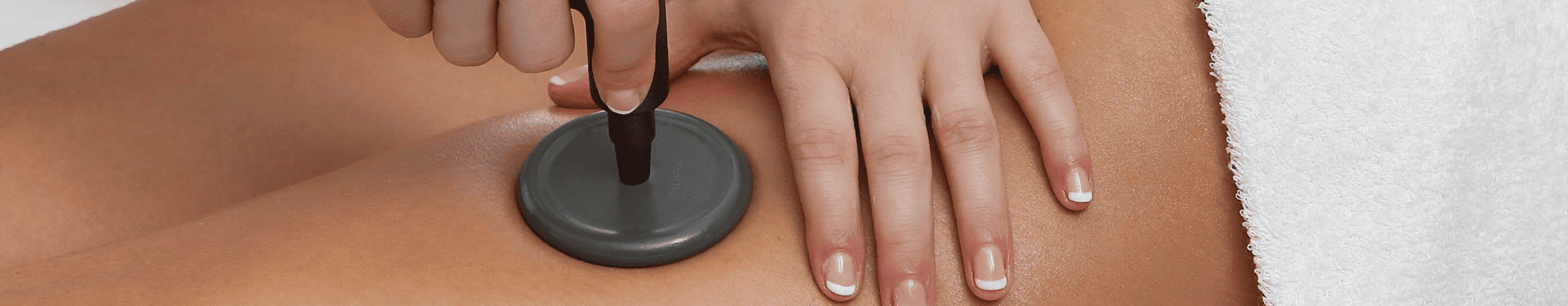Imagen de diatermia mostrando el tratamiento en una clínica de estética