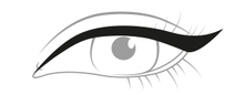 Vista inicial del diseño: Eyeliner pin-up